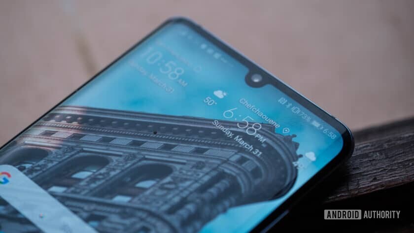  شکاف سلفی Huawei P30 Pro 