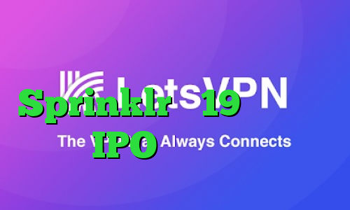 ارائه دهنده نرم افزار Sprinklr ، 19٪ درآمد در ثبت IPO را نشان می دهد