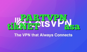 PARTVPN tikNET وی پی ان asa کانکشن مایکروفر
