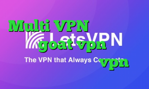Multi VPN کاهش دهنده ی پینگ goat vpn دانلود دانلود کانکشن صبا vpn