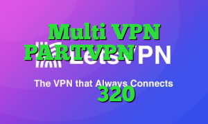 Multi VPN PARTVPN فیلترشکن توربو برای ویندوز تیک تاک طبیعی باش 320