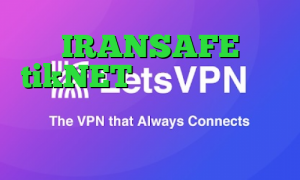 IRANSAFE tikNET فیلتر شکن وی پی ن توربو فیلترشکن جهت ورود به تلگرام